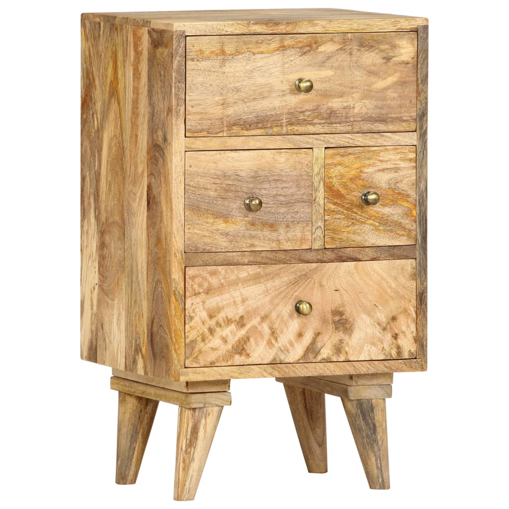 Sängbord 36x30x60 cm massivt mangoträ