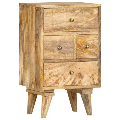 Sängbord 36x30x60 cm massivt mangoträ