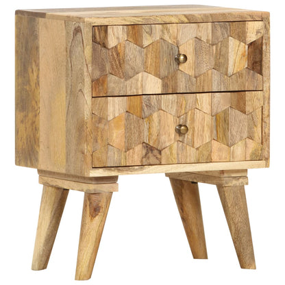 Sängbord 40x30x50 cm massivt mangoträ