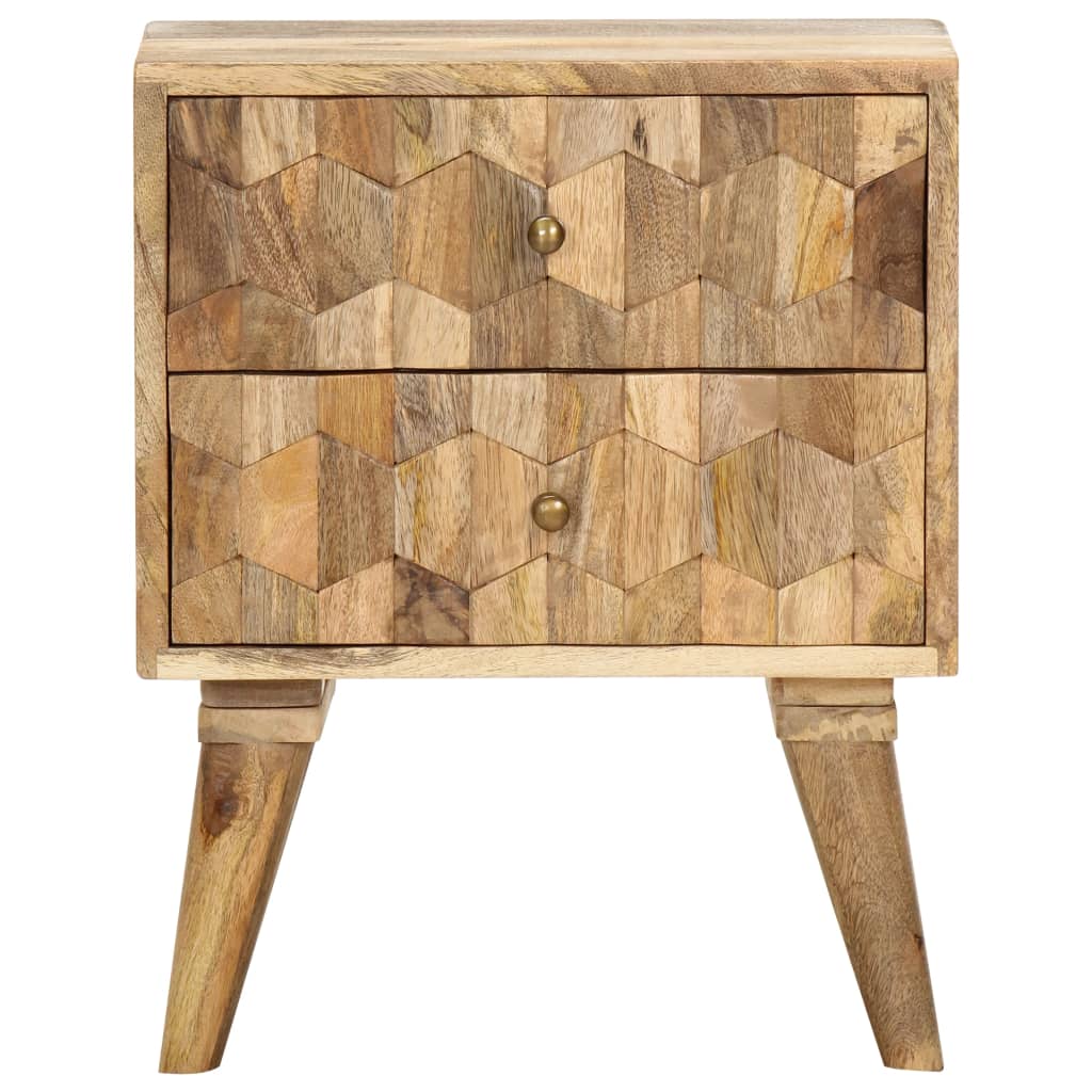 Sängbord 40x30x50 cm massivt mangoträ