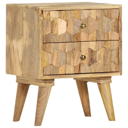 Sängbord 40x30x50 cm massivt mangoträ