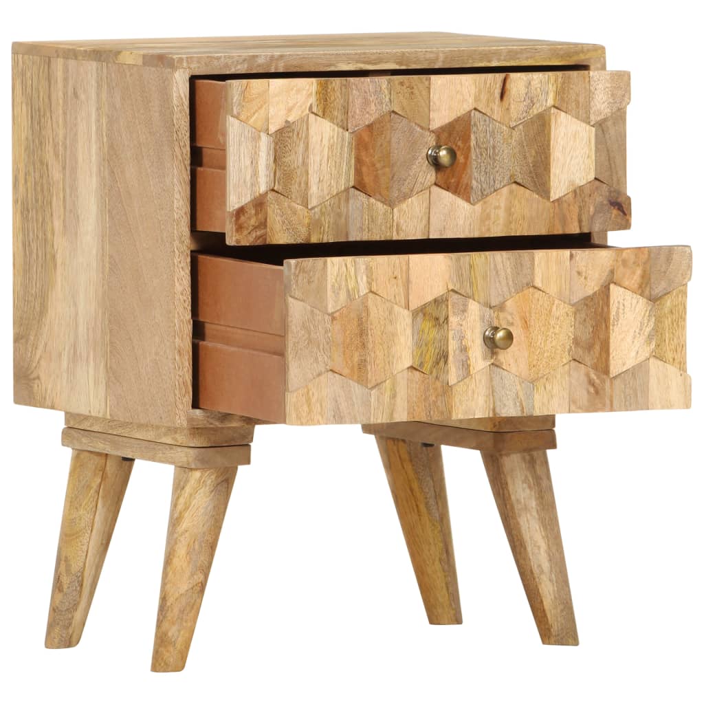 Sängbord 40x30x50 cm massivt mangoträ