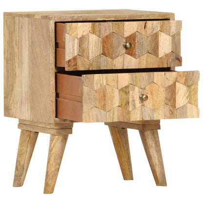 Sängbord 40x30x50 cm massivt mangoträ