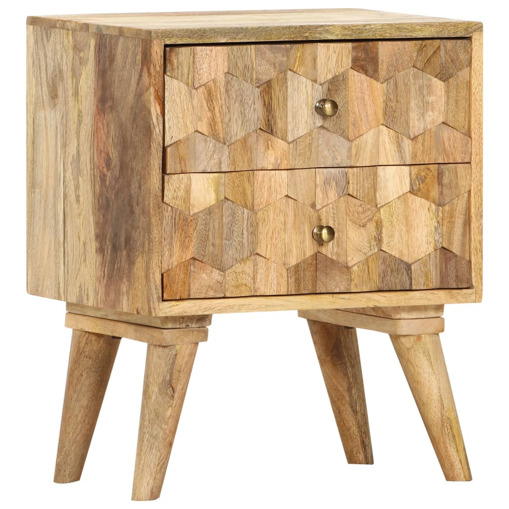 Sängbord 40x30x50 cm massivt mangoträ