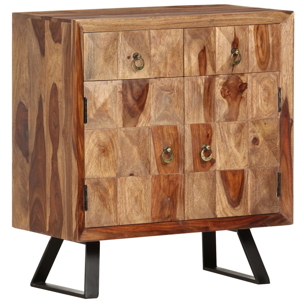 Skänk Trä 70x35x75 cm massivt sheshamträ