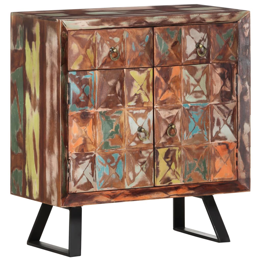 Skänk Trä 70x35x75 cm massivt återvunnet trä