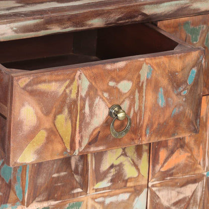 Skänk Trä 70x35x75 cm massivt återvunnet trä