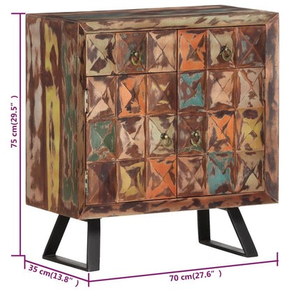 Skänk Trä 70x35x75 cm massivt återvunnet trä