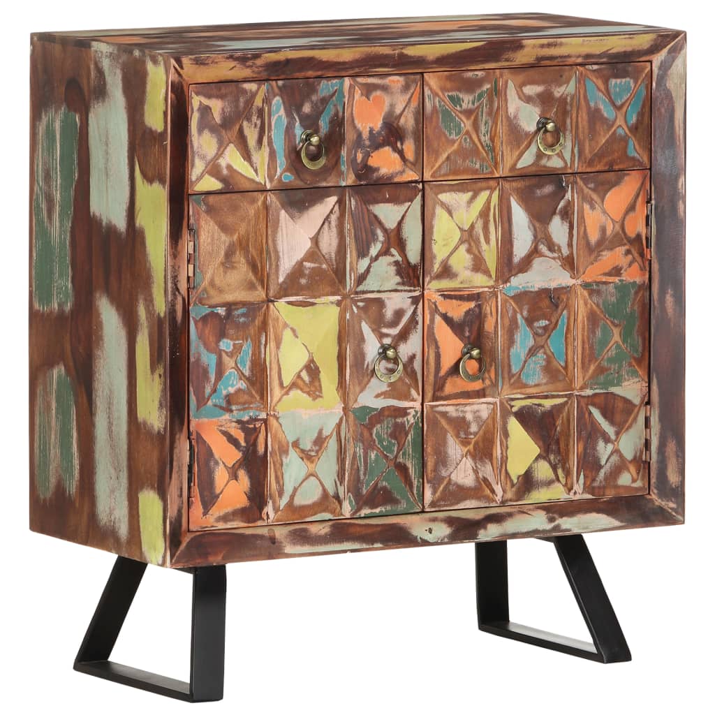 Skänk Trä 70x35x75 cm massivt återvunnet trä