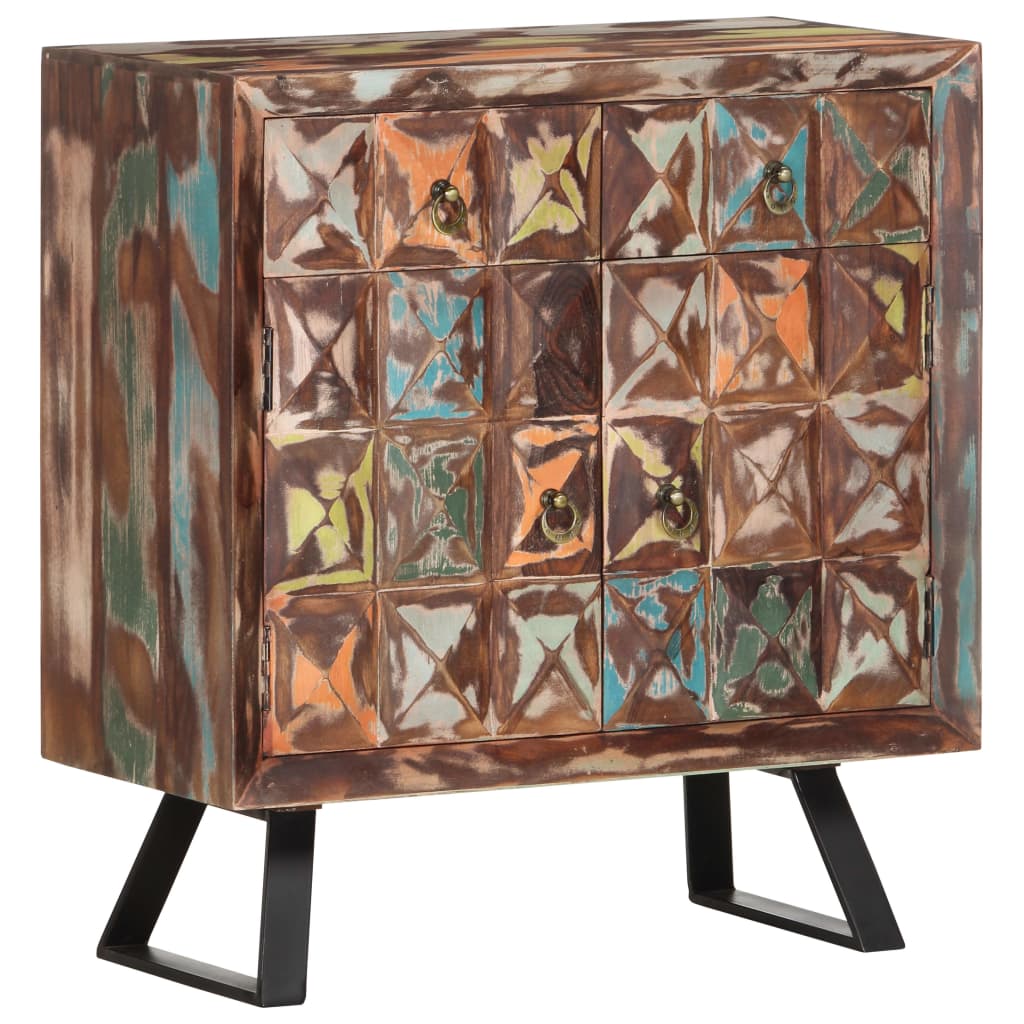 Skänk Trä 70x35x75 cm massivt återvunnet trä