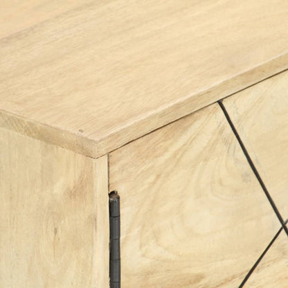 TV-bänk 140x30x40 cm massivt mangoträ