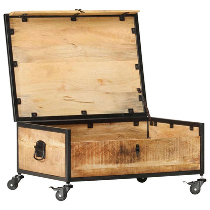 Soffbord Trä 70x50x33 cm massivt mangoträ