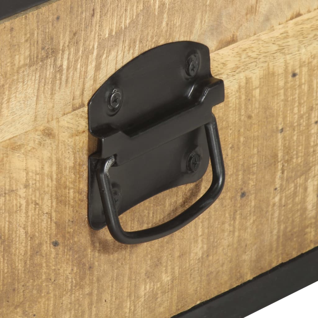 Soffbord Trä 70x50x33 cm massivt mangoträ