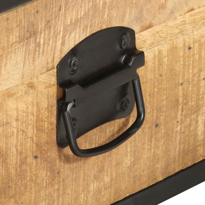 Soffbord Trä 70x50x33 cm massivt mangoträ