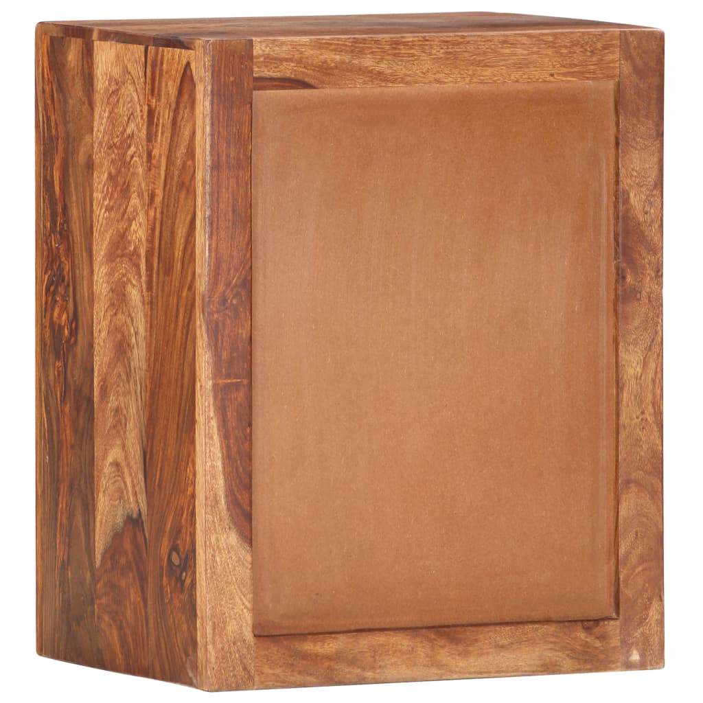 Sängbord 40x30x50 cm massivt sheesamträ