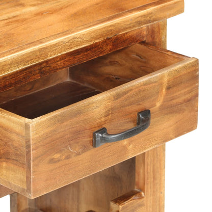 Vinställ Vinskåp 40x30x80 cm massivt akaciaträ