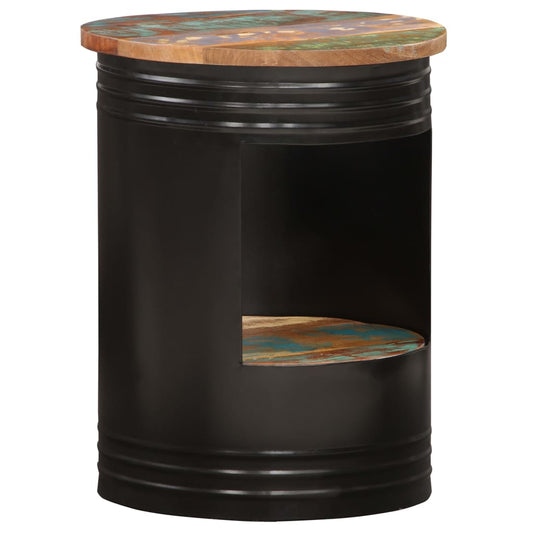 Soffbord Trä 43x55 cm massivt återvunnet trä