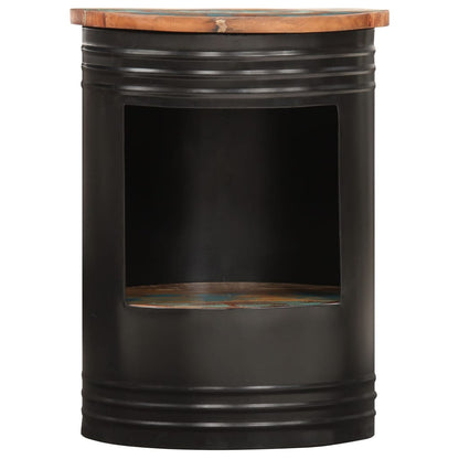 Soffbord Trä 43x55 cm massivt återvunnet trä