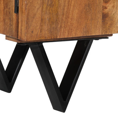 TV-bänk 140x30x46 cm massivt mangoträ