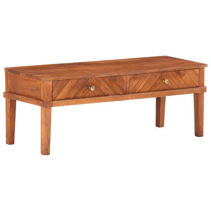 TV-möbel Trä 110x40x41 cm massivt akaciaträ