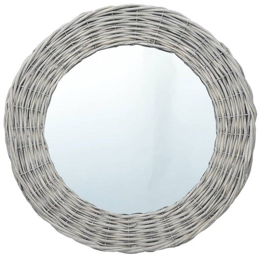 Väggspegel 80 cm korgmaterial