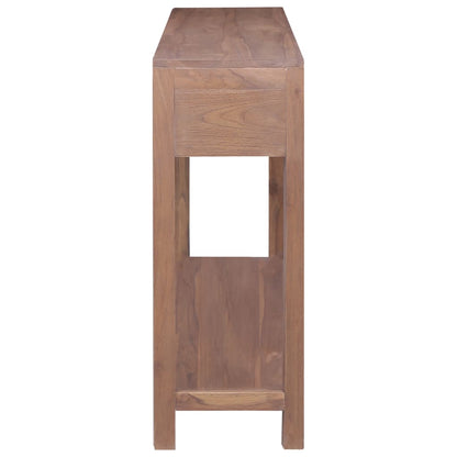 Avlastningsbord Konsollbord Trä 145x30x80 cm massiv teak