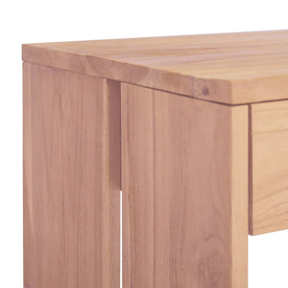 Avlastningsbord Konsollbord Trä 110x35x75 cm massiv teak