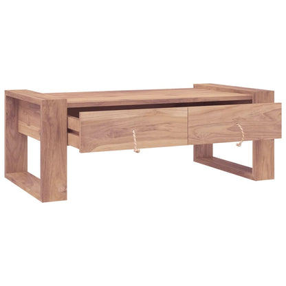 Soffbord 110x60x40 cm massiv teak
