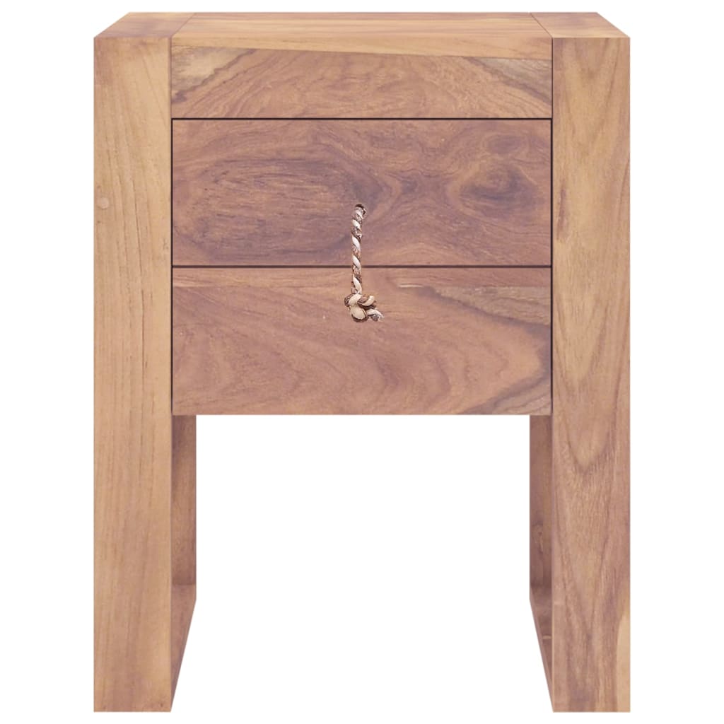 Sängbord 40x30x50 cm massiv teak