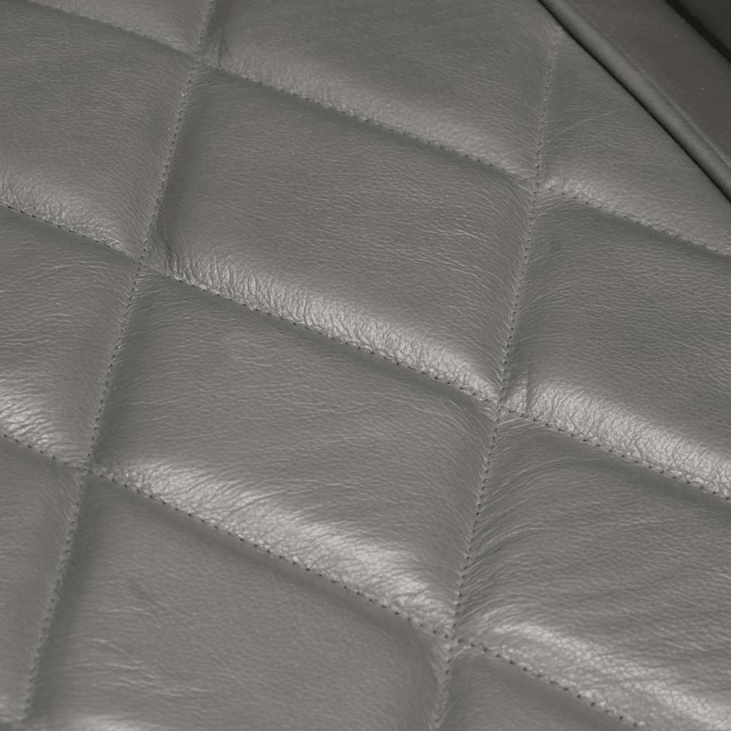 Fåtölj Grå äkta getskinn