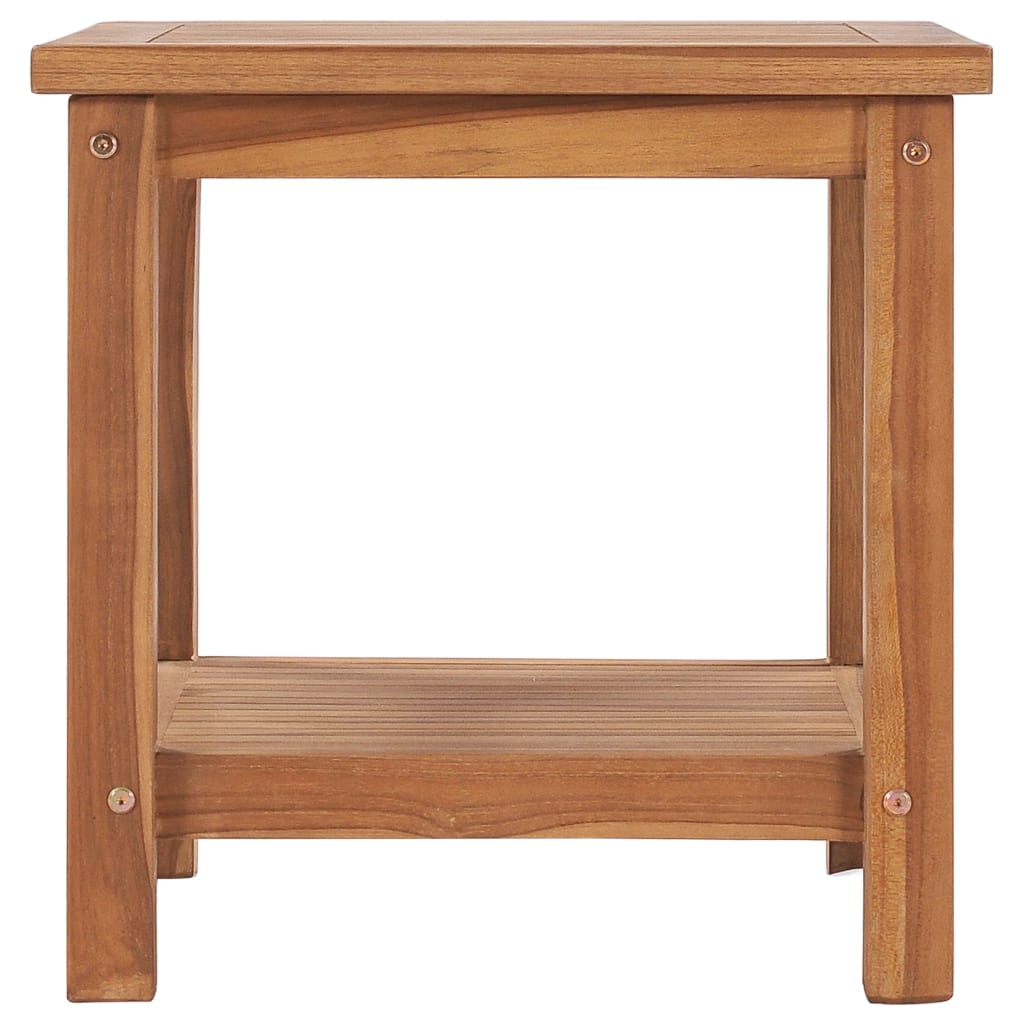 Soffbord Trä 45x45x45 cm massiv teak