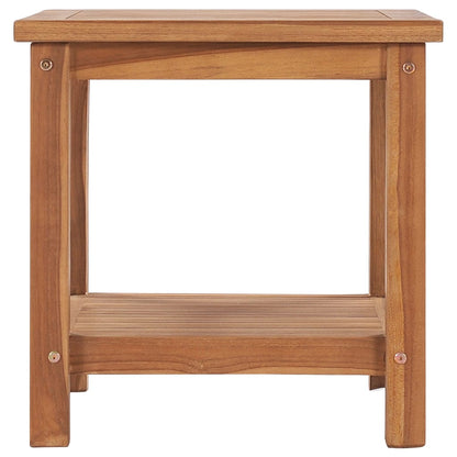 Soffbord Trä 45x45x45 cm massiv teak
