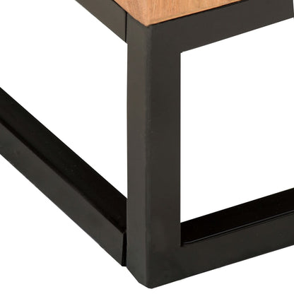 Sidobord 2 st massivt akaciaträ