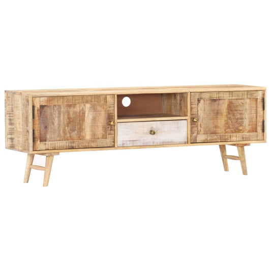TV-bänk 140x30x45 cm massivt mangoträ