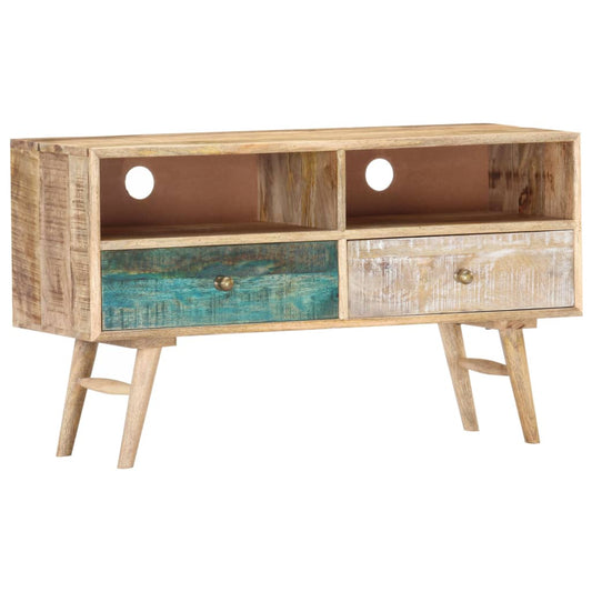 TV-bänk 88x30x50 cm massivt mangoträ