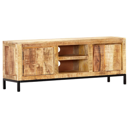TV-bänk 118x30x45 cm massivt mangoträ