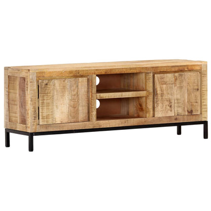TV-bänk 118x30x45 cm massivt mangoträ