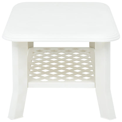 Soffbord Vit 90x60x46 cm plast