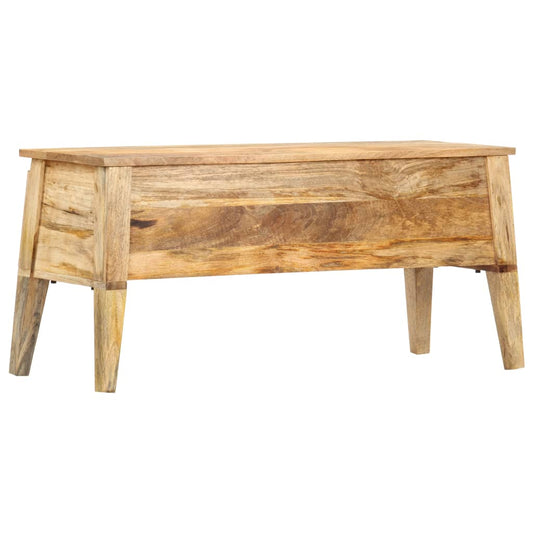 Förvaringskista 90x35x48 cm massivt mangoträ