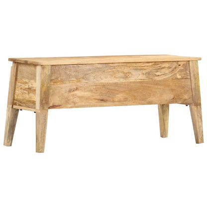 Förvaringskista 90x35x48 cm massivt mangoträ