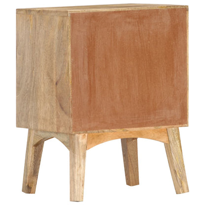 Sängbord Nattduksbord Trä 40x35x55 cm massivt mangoträ