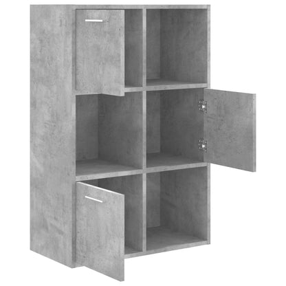 Skåp Betonggrå 60x29,5x90 cm