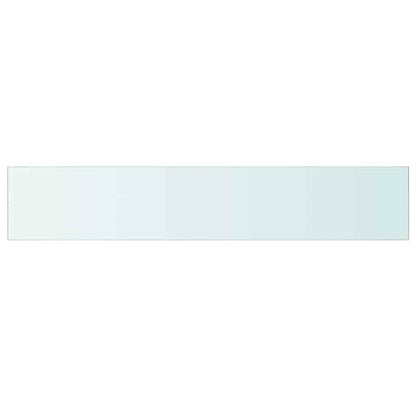 Hyllplan 2 st glas genomskinlig 110x20 cm