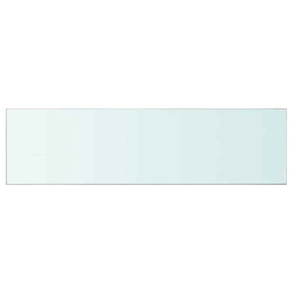 Hyllplan 2 st glas genomskinlig 110x30 cm