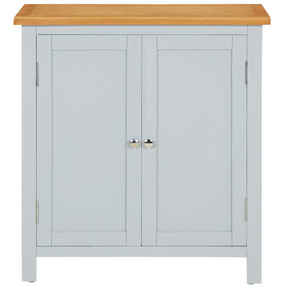 Skåp 70x35x75 cm massiv ek