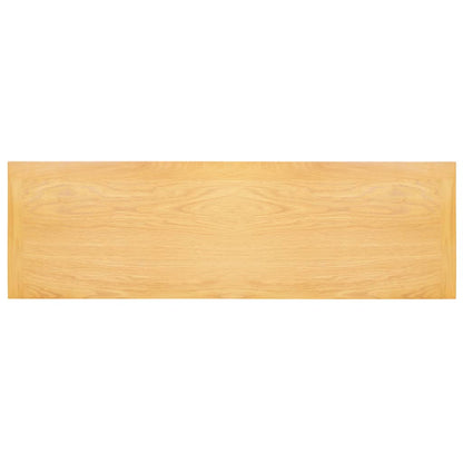 Skänk Trä 110x33,5x70 cm massiv ek