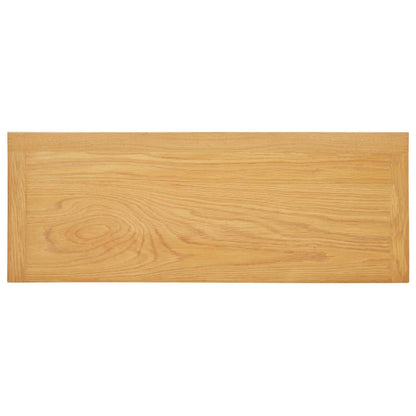 Avlastningsbord Konsollbord Trä 83x30x73 cm massiv ek
