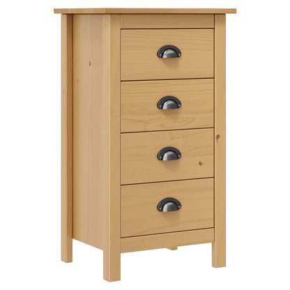 Skänk Trä Hill 46x35x80 cm massiv furu