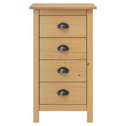 Skänk Trä Hill 46x35x80 cm massiv furu