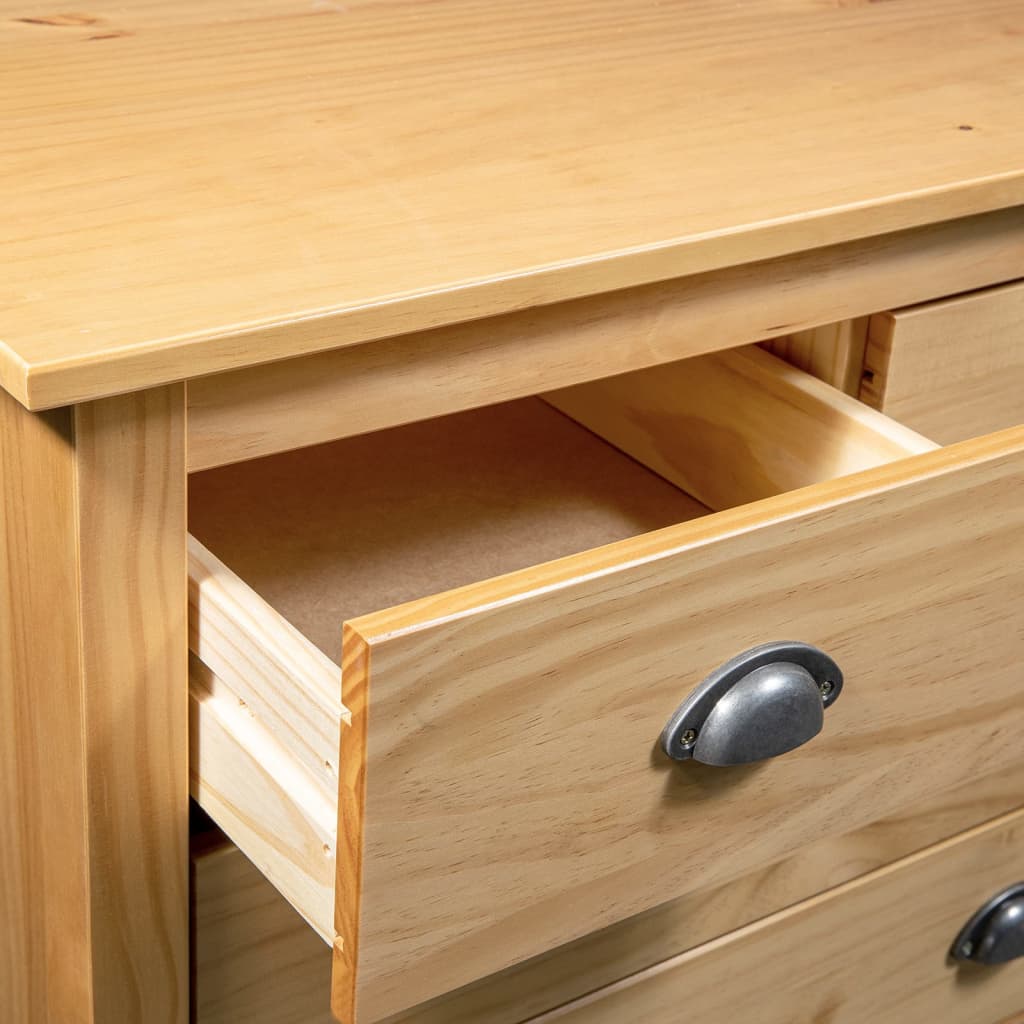 Skänk Trä Hill 79x40x80 cm massiv furu